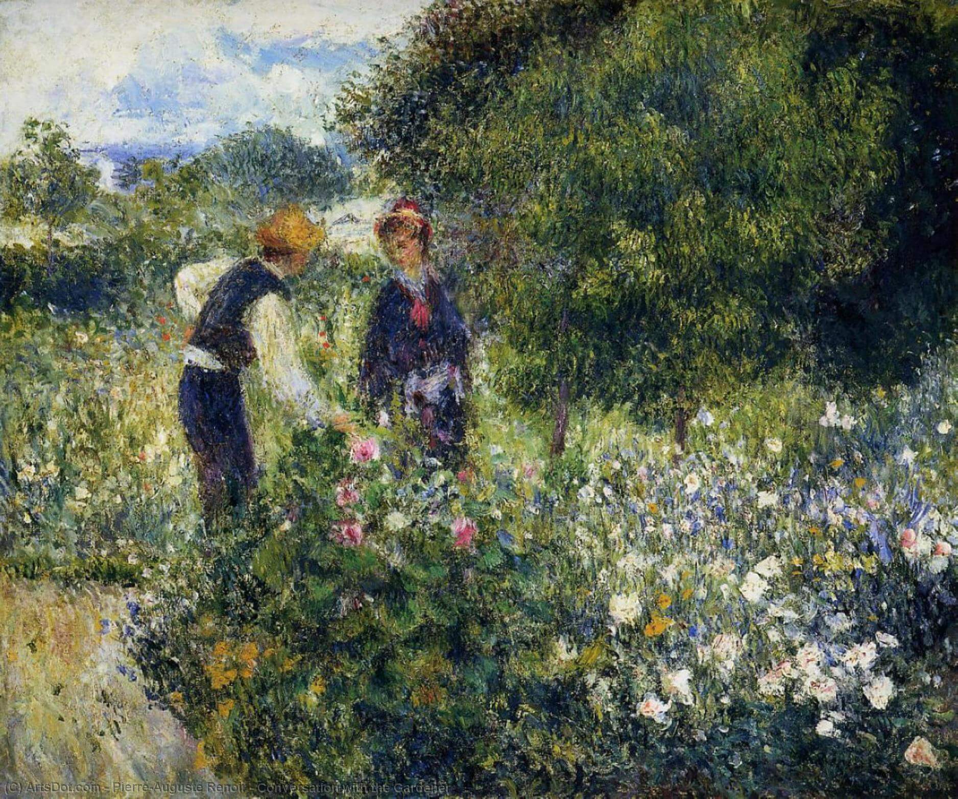 Maria Pia Marangon - renoir conversazione con il giardiniere