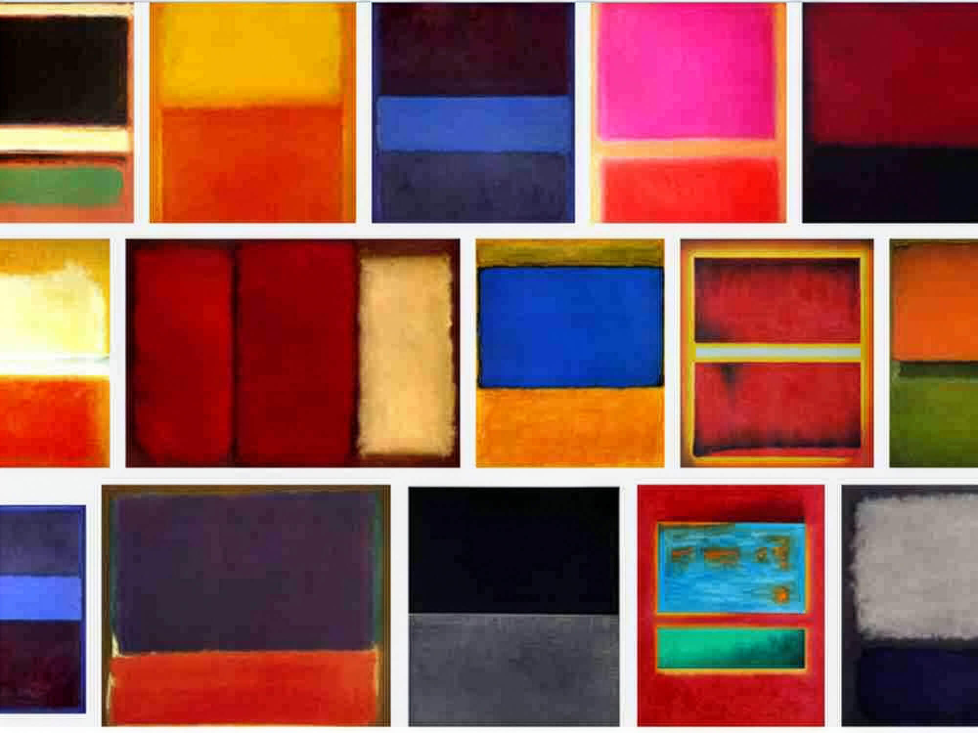 r. coppini_mark-rothko - collage di opere